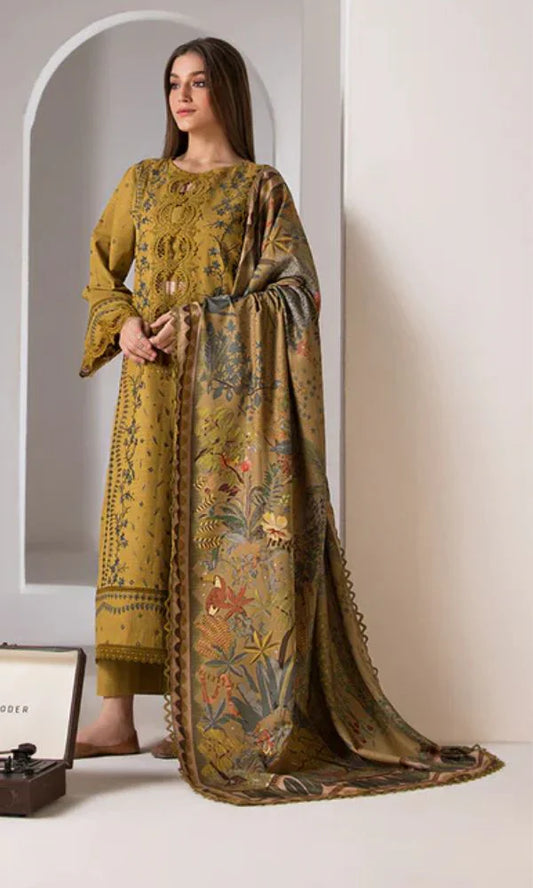 Sobia nazir Embroidered lawn Three Piece D/33