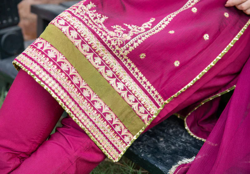 OMAL by Komal - Embroidered Lawn Three Piece Summer Collection D/13 - OC-01