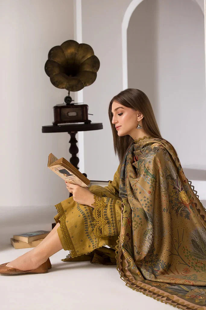 Sobia nazir Embroidered lawn Three Piece D/33