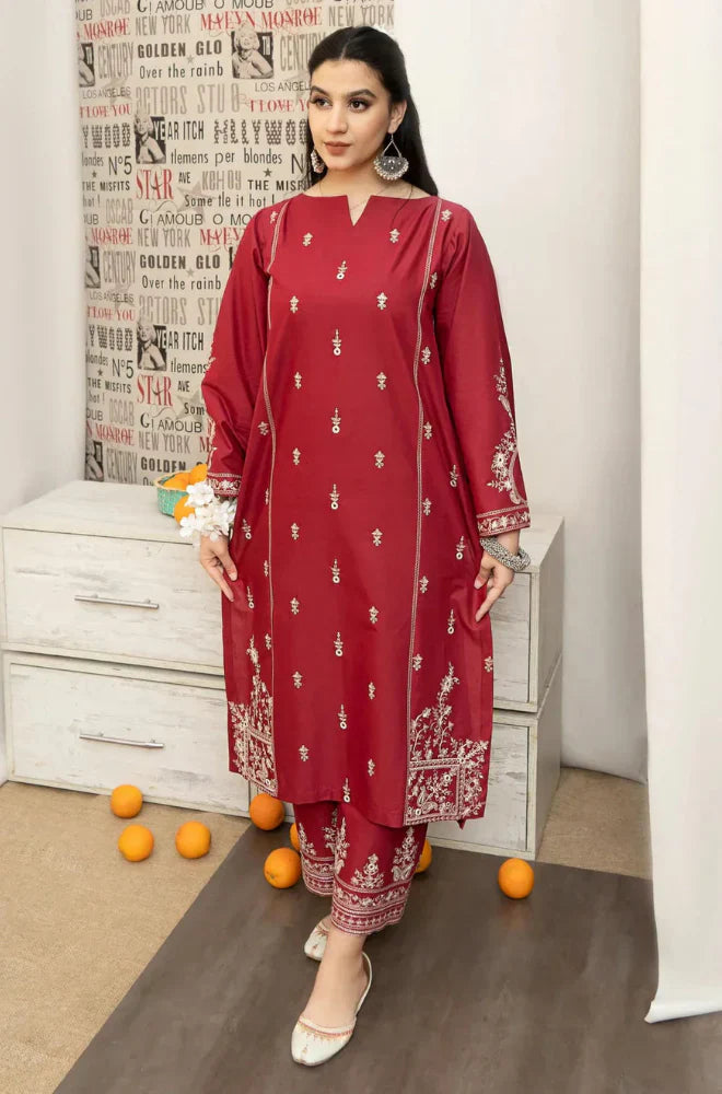 Urge Embroidered Dhanak 3 Piece UR-696