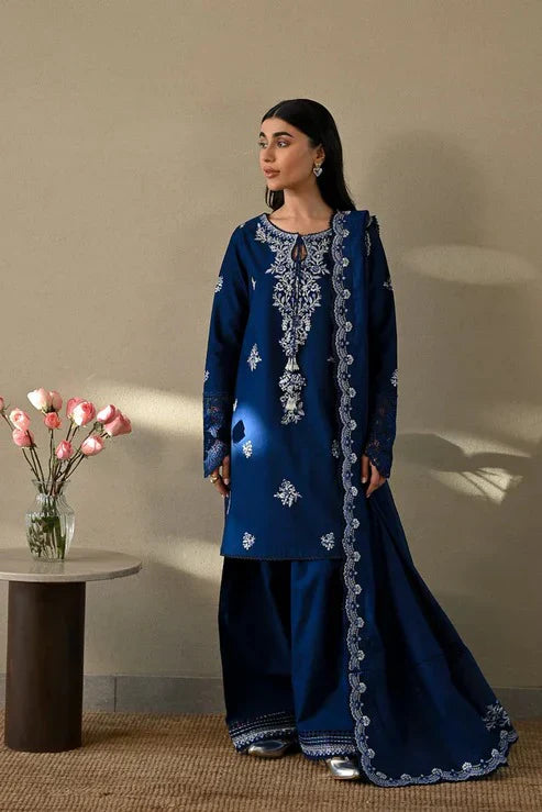 ZAIB Embroidered dhanak 3 Piece ZAIB-20