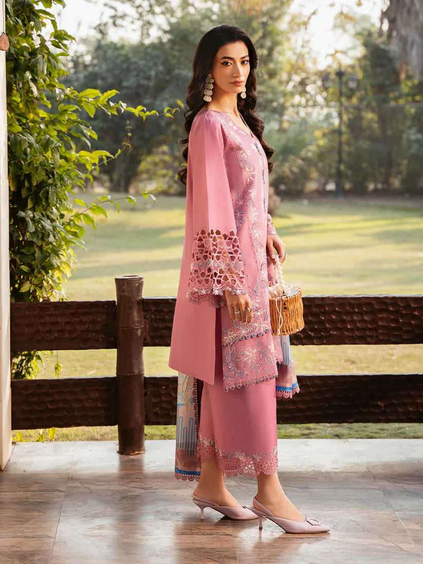 Binilyas Embroidered Dhanak 3 Piece D-143