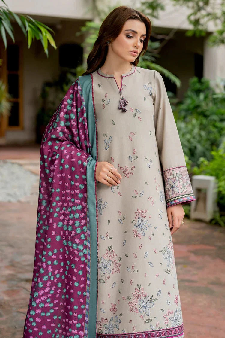 Jazmin Embroidered Lawn 3 Piece Suit JZ-35