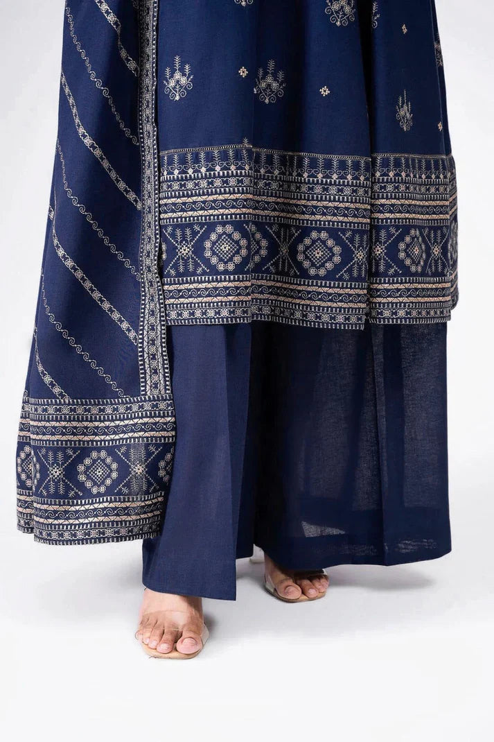 Bareeze ZInc Embroidered Dhanak Three Piece Winter Collection FCC-193