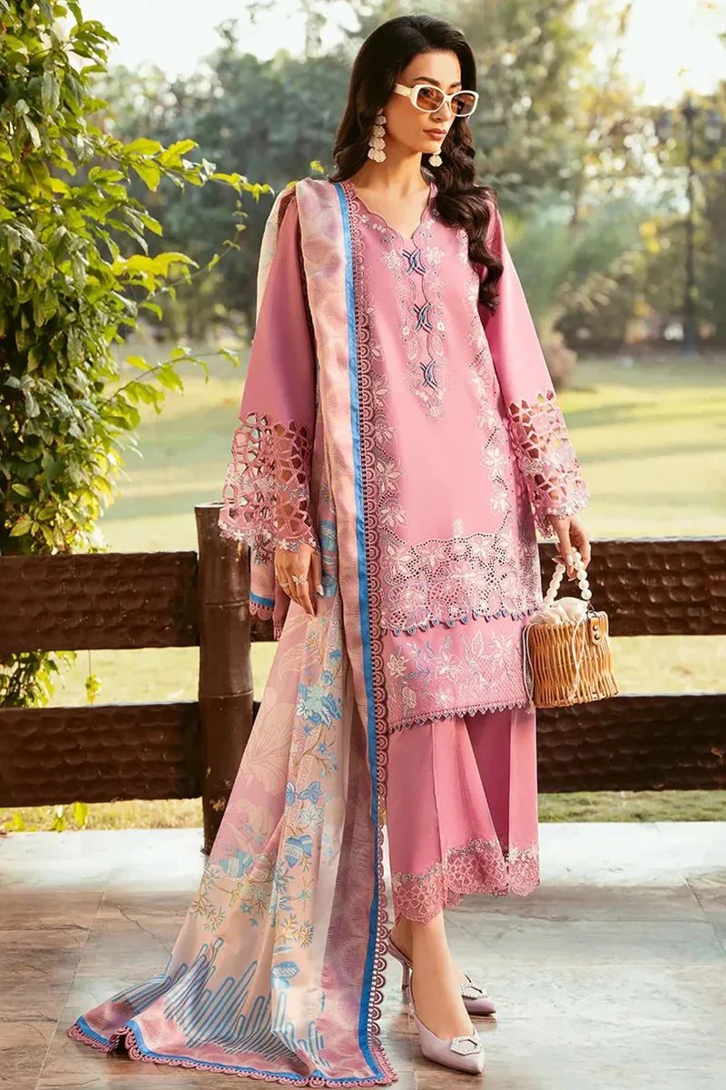 Binilyas Embroidered Dhanak 3 Piece D-143