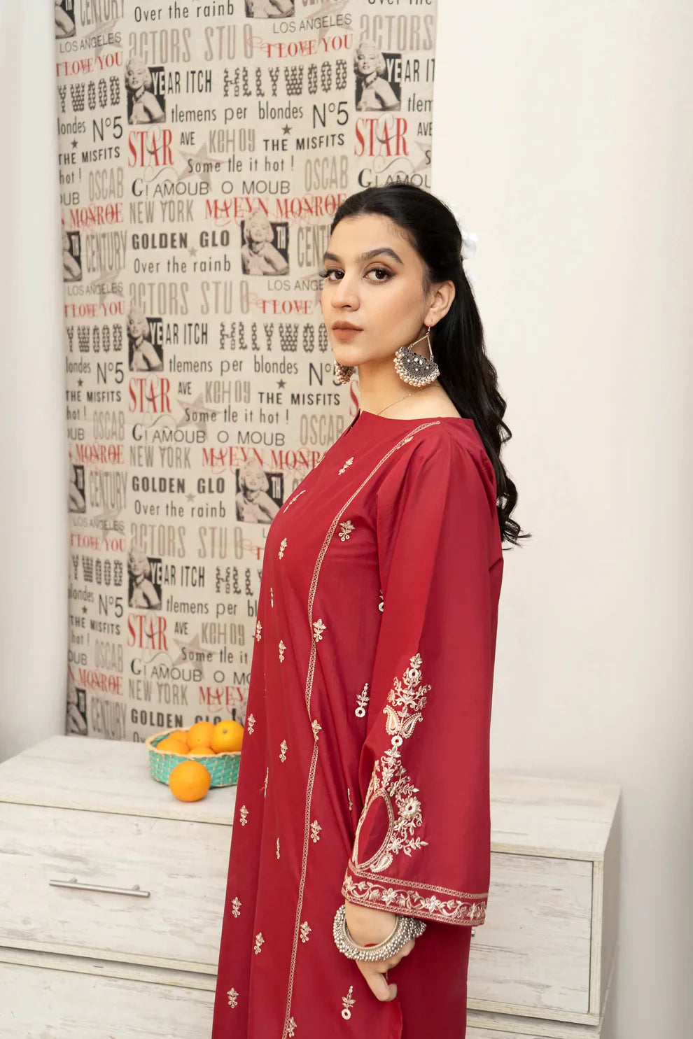 Urge Embroidered lawn Three Piece D/696