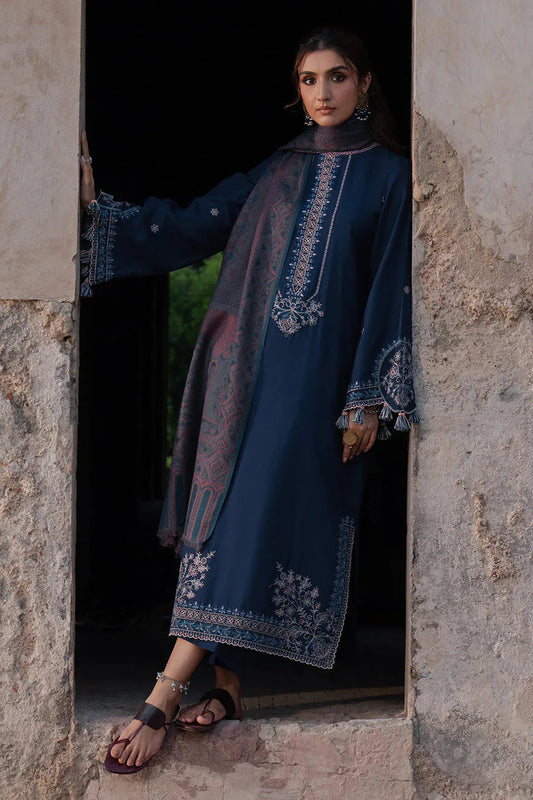 Izel Embroidered Dhanak 3 Piece Winter BR-84