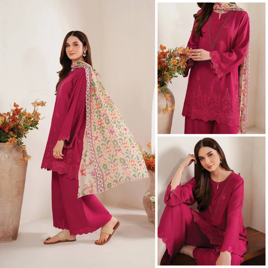 Cross Stitch CS-02 Embroidered Lawn 3 Piece Suit Collection D/11