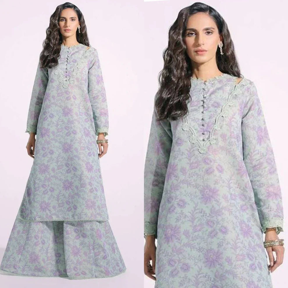 Ethnic Printed Two Piece Lawn Collection ET-01